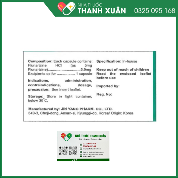 Thuốc Fanalujin capsule dự phòng và điều trị đau nửa đầu